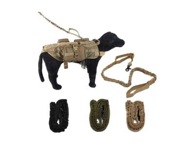 DMoniac Veste tactique Tactical Dog Training Taille L Coyote