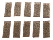 Set de bandes Velcro pour casques tactiques 3.8x1.8 OD (x10 pcs)