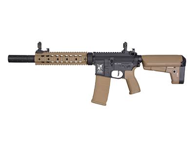 Delta Armory M4 SilentOps 9 Noir / Tan Charlie AEG 1J Pack complet