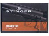 Stinger 1911 Co2 Culasse Fixe Noir 4.5mm bb (.177) 1.5J