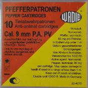 Wadie Cartouche 9mm PAK Pepper (x10)