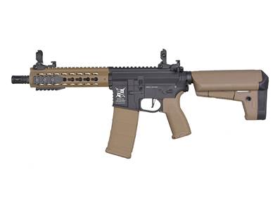 Delta Armory M4 KeyMod 8 Noir / Tan Bravo AEG 1.2J Pack complet